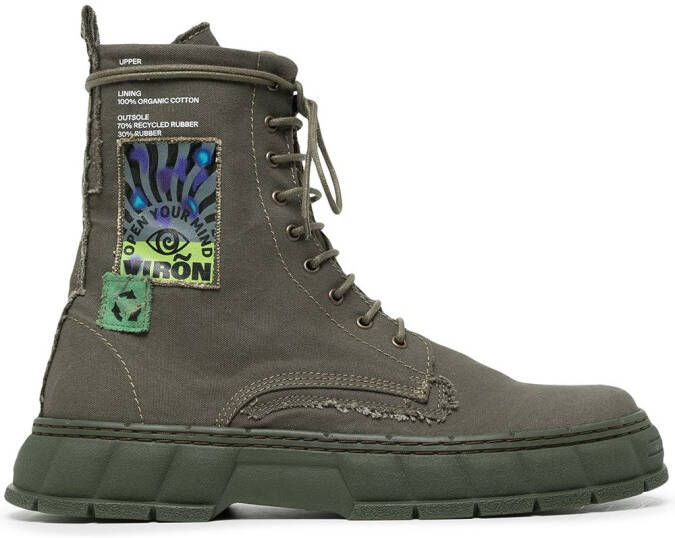 Virón 1992 Army Tent lace-up boots Green