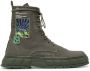 Virón 1992 Army Tent lace-up boots Green - Thumbnail 1
