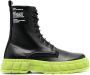 Virón 1992 chunky sole boots Black - Thumbnail 1