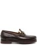 Visvim Abarth Moc-Folk leather loafers Brown - Thumbnail 1