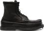 Visvim Cheekag-Folk lace-up leather boots Black - Thumbnail 1