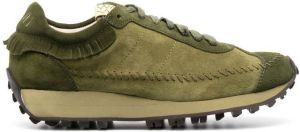 Visvim suede low-top sneakers Green