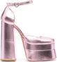 Vivetta metallic-finish pumps Pink - Thumbnail 1