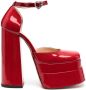 Vivetta patent-leather platform 160mm pumps Red - Thumbnail 1