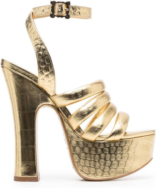 Vivienne Westwood Britney open-toe platform sandals Gold