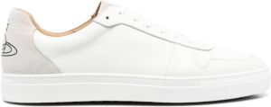 Vivienne Westwood logo-print calf leather sneakers White