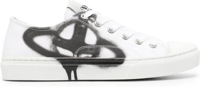 Vivienne Westwood Plimsoll 2.0 canvas sneakers White