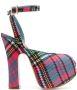 Vivienne Westwood Vargas 160mm checked pumps Blue - Thumbnail 1