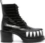 Walter Van Beirendonck Hyper Glam 85mm leather boots Black - Thumbnail 1