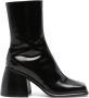 Wandler 80mm square-toe leather boots Black - Thumbnail 1