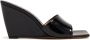 Wandler Gaia 90mm wedge leather sandals Black - Thumbnail 1