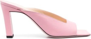 Wandler Isa 90mm slip-on sandals Pink