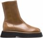 Wandler zip-up leather boots Brown - Thumbnail 1