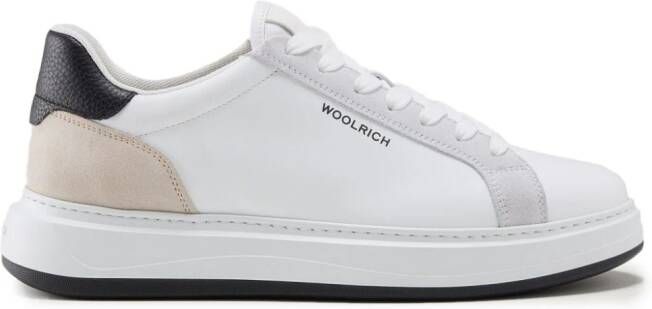 Woolrich Arrow leather sneakers White