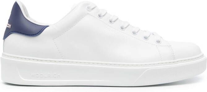 Woolrich embossed-logo low-top sneakers White