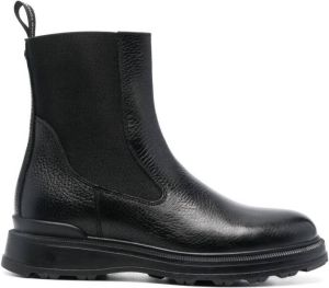 Woolrich leather Chelsea boots Black