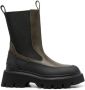 Woolrich leather Chelsea boots Green - Thumbnail 1
