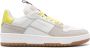 Woolrich logo-print panelled leather sneakers White - Thumbnail 1