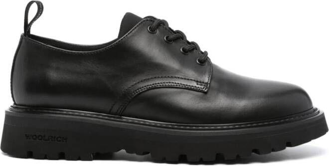 Woolrich New City leather derby shoes Black