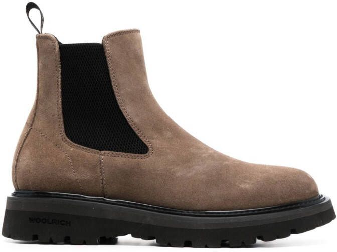 Woolrich New City suede ankle boots Brown
