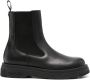 Woolrich round-toe leather boots Black - Thumbnail 1