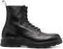 Woolrich side-zip leather boots Black - Thumbnail 1