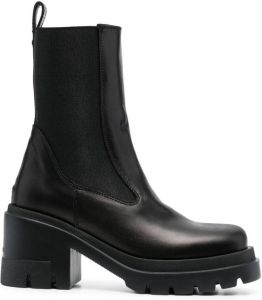 Woolrich square-toe ankle boots Black