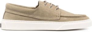 Woolrich suede boat shoes Neutrals