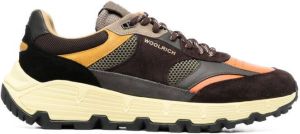 Woolrich tonal panelled lace-up sneakers Brown