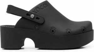 XOCOI slingback mule clog shoes Black