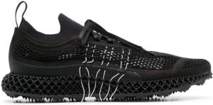 Y-3 low-top lace-up sneakers Black