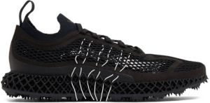 Y-3 mesh-panel low-top sneakers Black