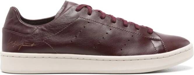 Y-3 Stan Smith leather sneakers Red