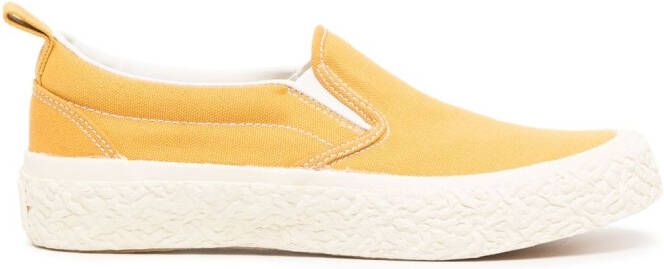 YMC Vulcanised slip-on low-top sneakers Yellow