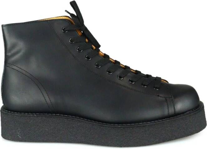 Yohji Yamamoto Demi leather boots Black