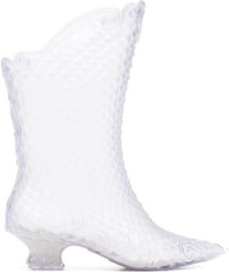 Y Project Melissa 40mm transparent boots White