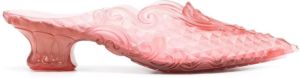 Y Project x Melissa 55mm filigree-detailing mules Pink