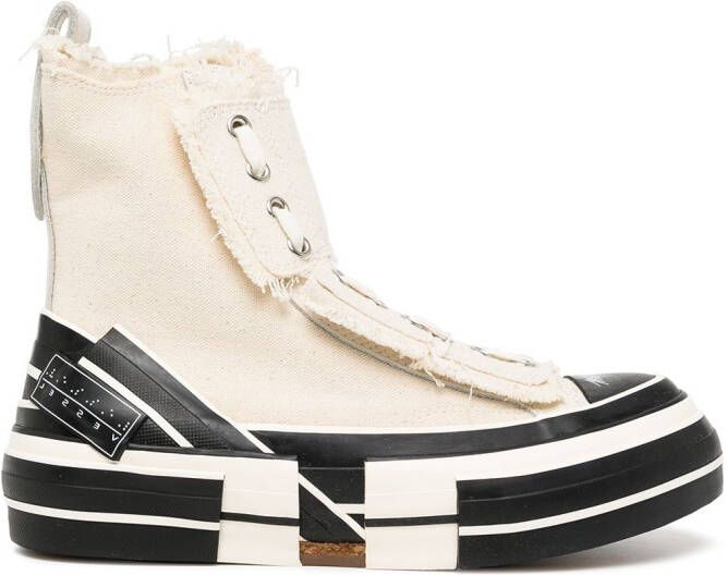 Y's lace-up hi-top sneakers Neutrals