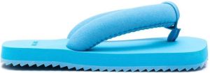 YUME chunky thong-strap flip flops Blue