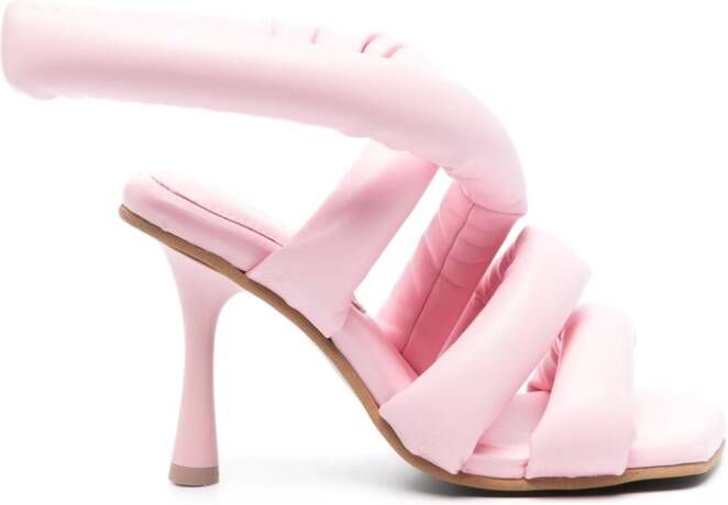 YUME Circular Heel 110mm mules Pink