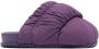 YUME gathered-padded slippers Purple - Thumbnail 1