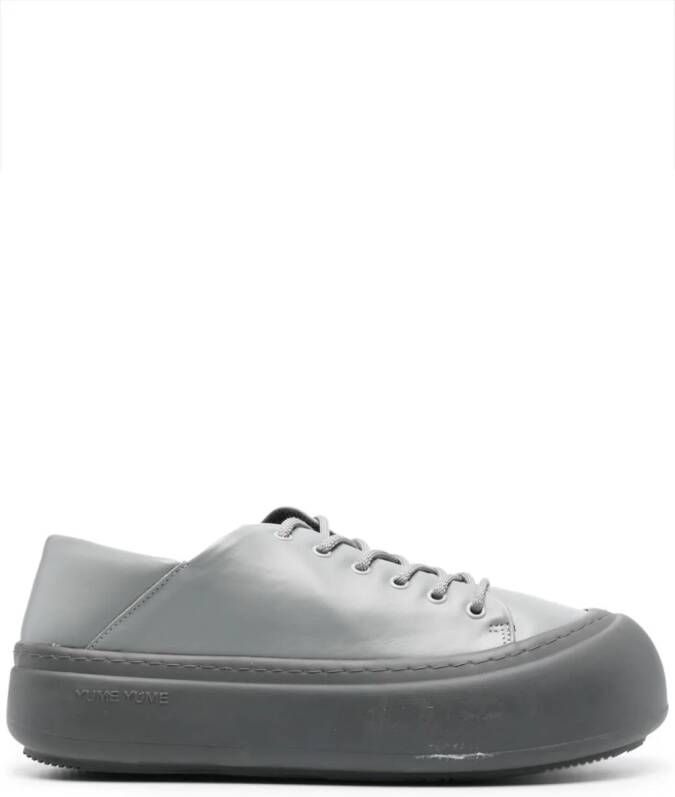 YUME Goofy leather sneakers Grey