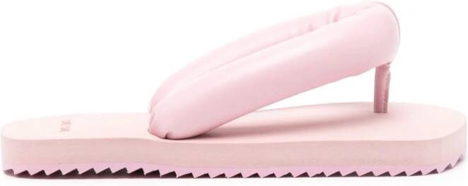 YUME Suki padded flip flops Pink