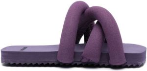 YUME Tyre slip-on slides Purple