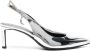Zadig&Voltaire 68mm First Night Court leather pumps Silver - Thumbnail 1