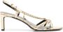 Zadig&Voltaire 80mm chain-detail open-toe sandals Gold - Thumbnail 1