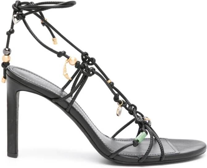 Zadig&Voltaire Alana 105mm leather sandals Black