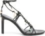 Zadig&Voltaire Alana 105mm leather sandals Black - Thumbnail 1