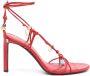 Zadig&Voltaire Alana 105mm leather sandals Red - Thumbnail 1