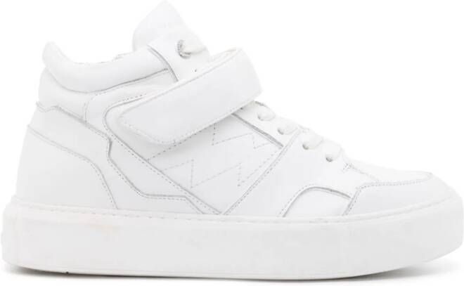 Zadig&Voltaire Flash mid-top flatform sneakers White